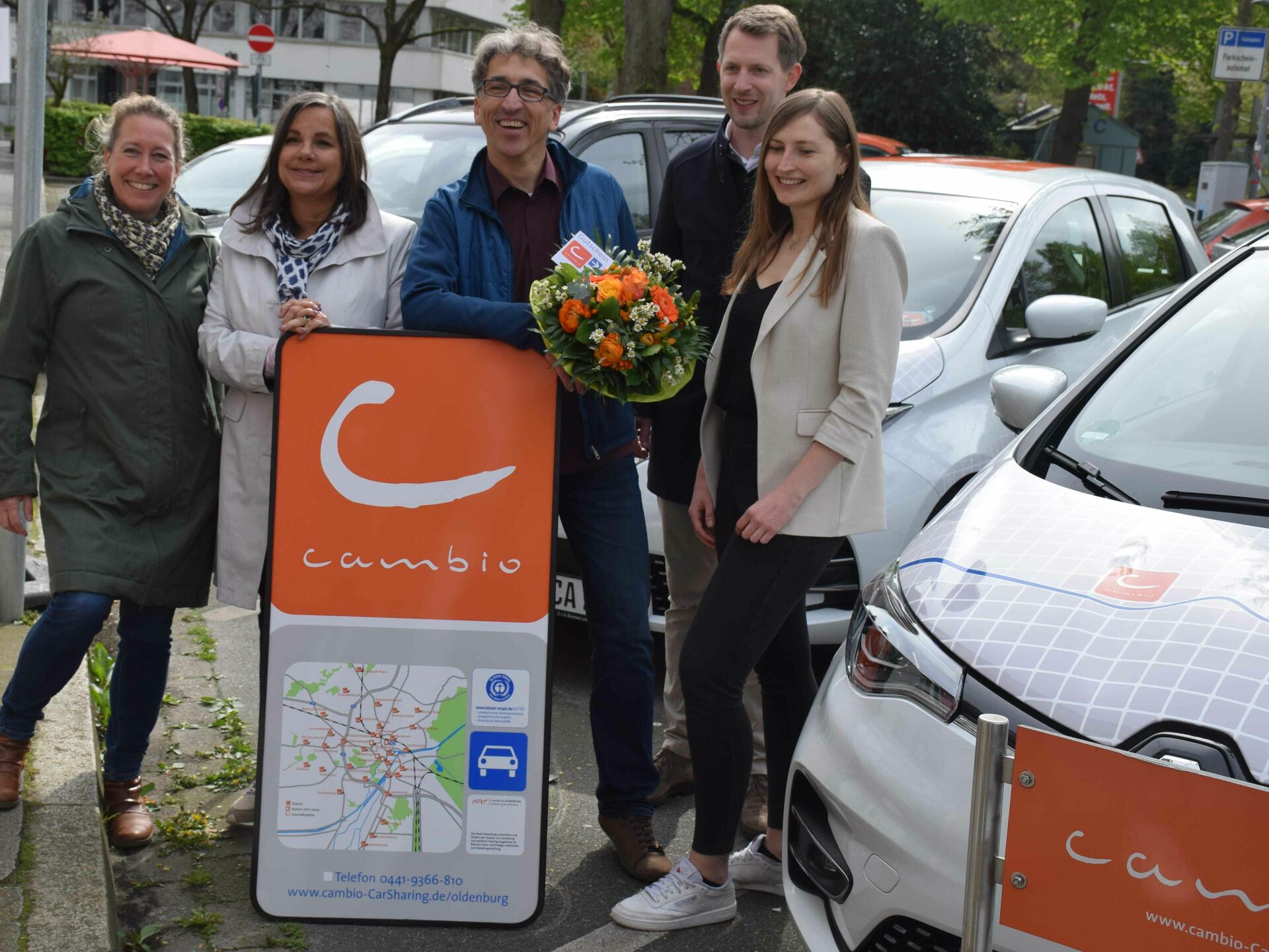CarSharing startet durch: 5.000 cambio-Kund*innen in Oldenburg