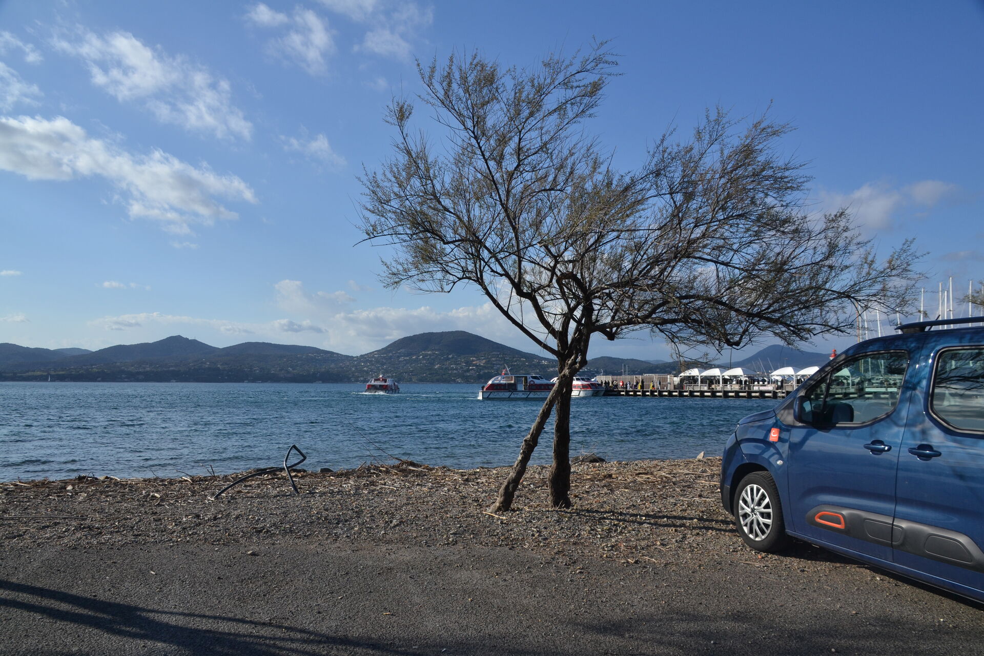 cambio-Auto am Strand von St.Tropez