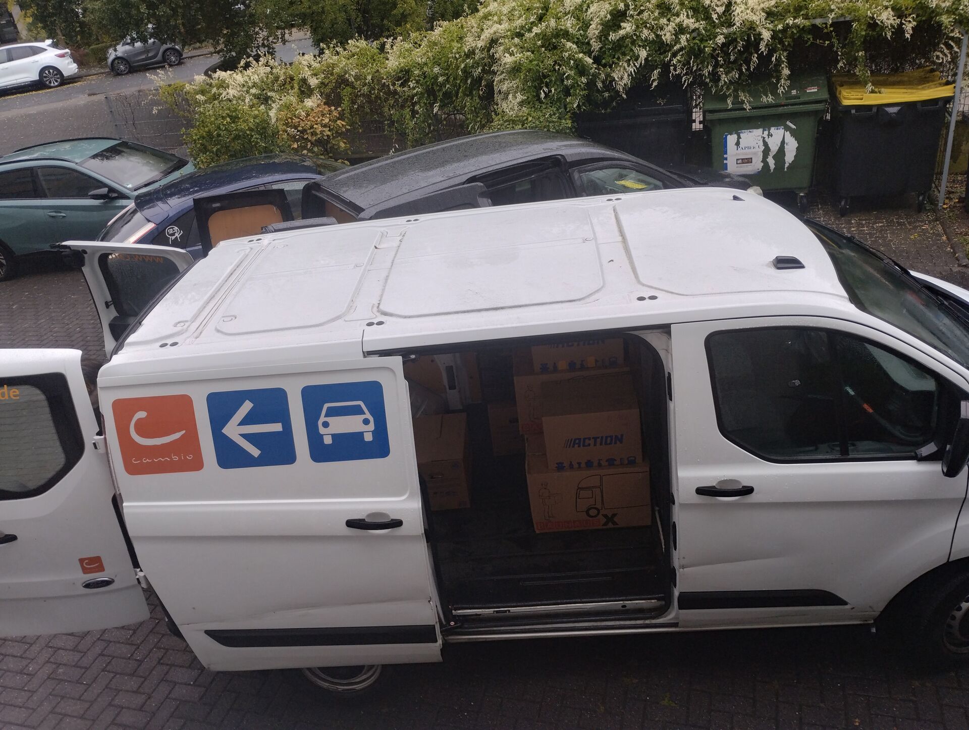 Umzug mit dem cambio-Auto