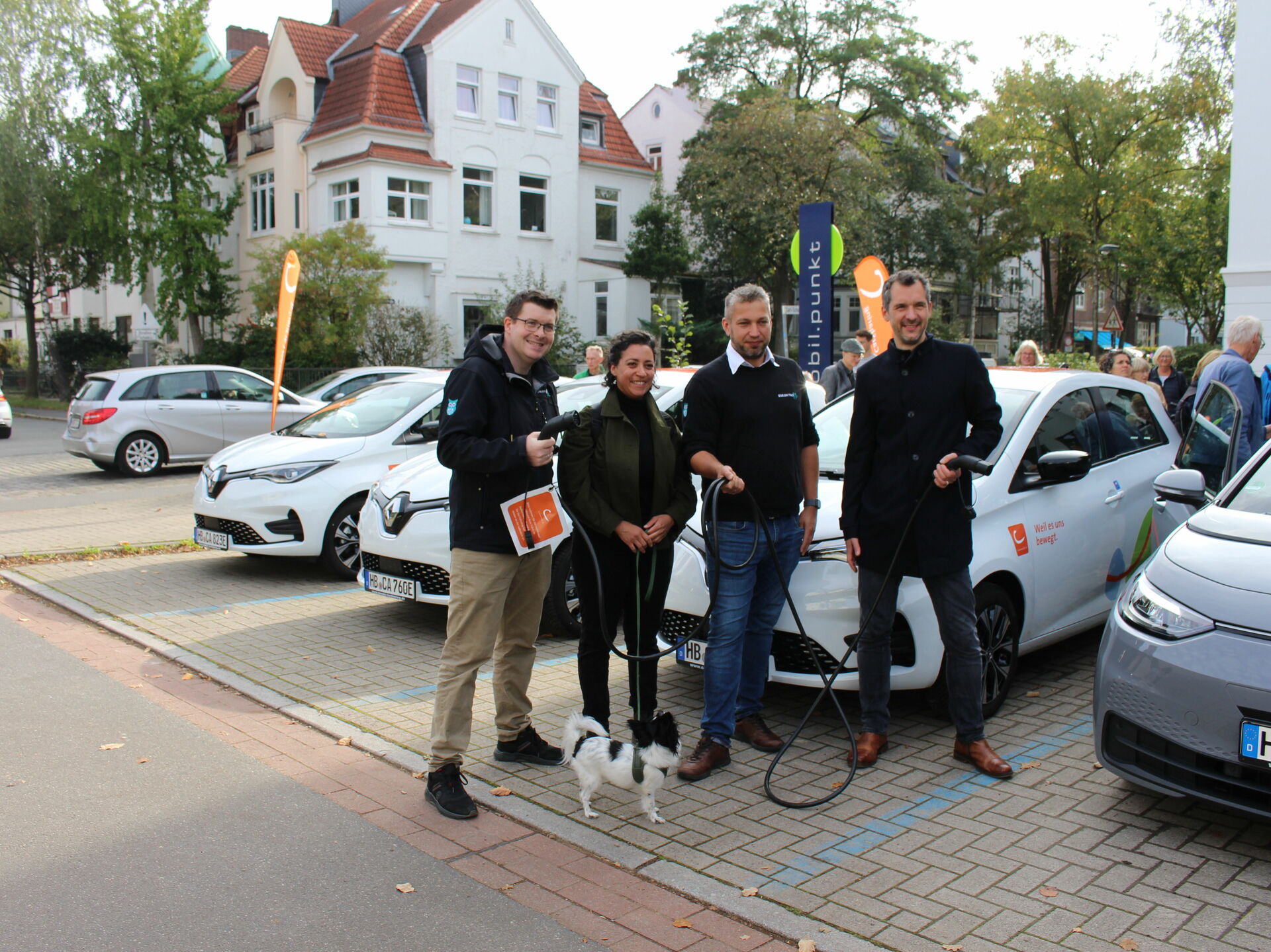 cambio CarSharing baut Anteil der Elektroautos in  Bremen aus