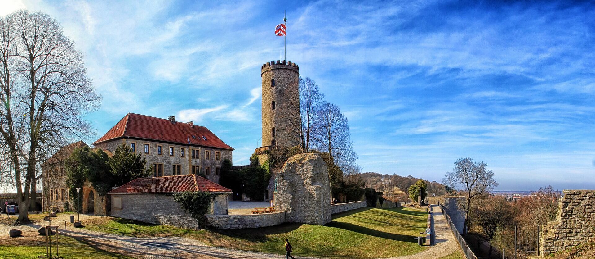 Burg und Festungsanlage der Sparrenburg in Bielefeld