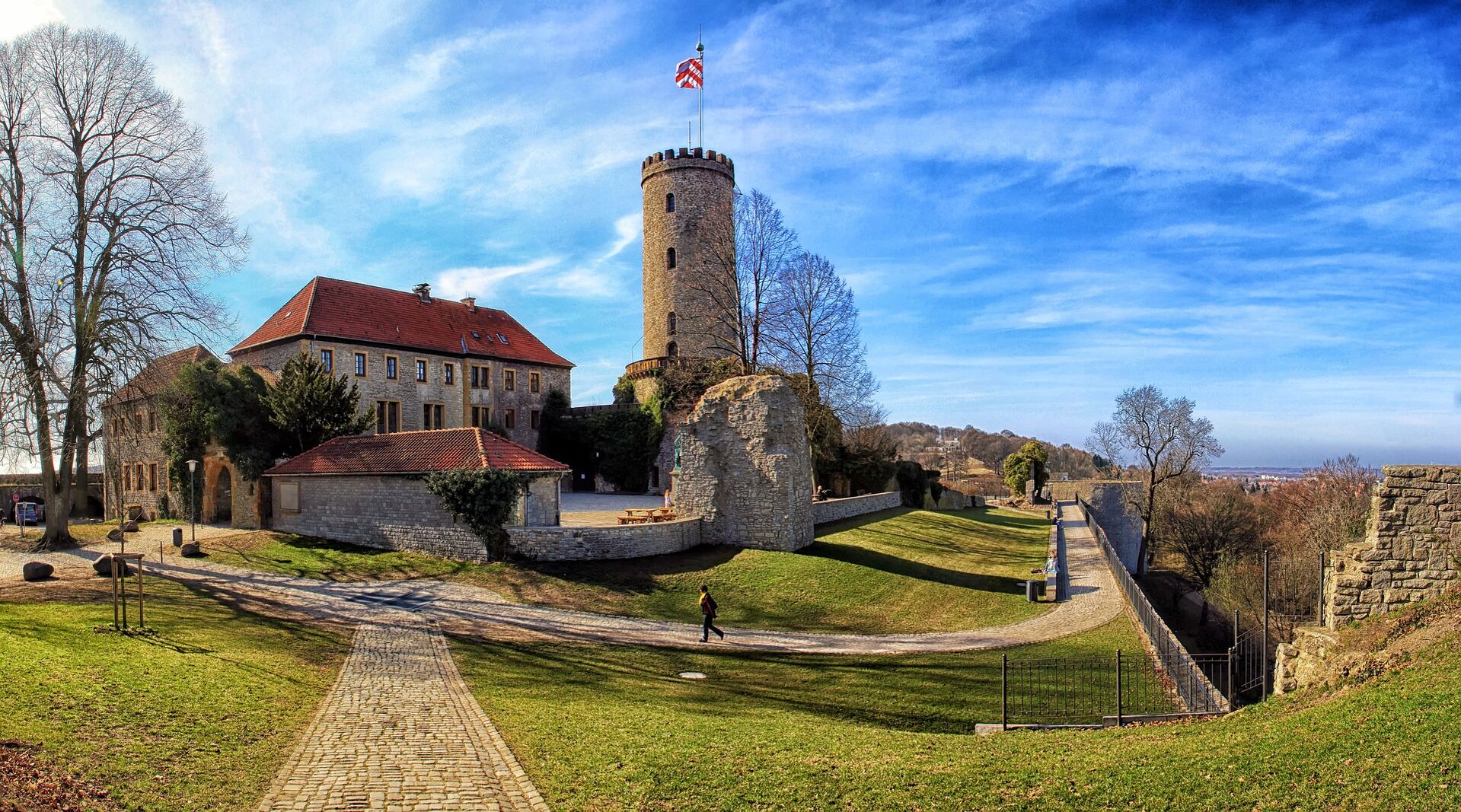 Burg und Festungsanlage der Sparrenburg in Bielefeld